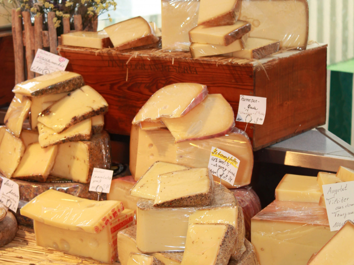 Cheese at the Viktualienmarkt Food Tour in Munich